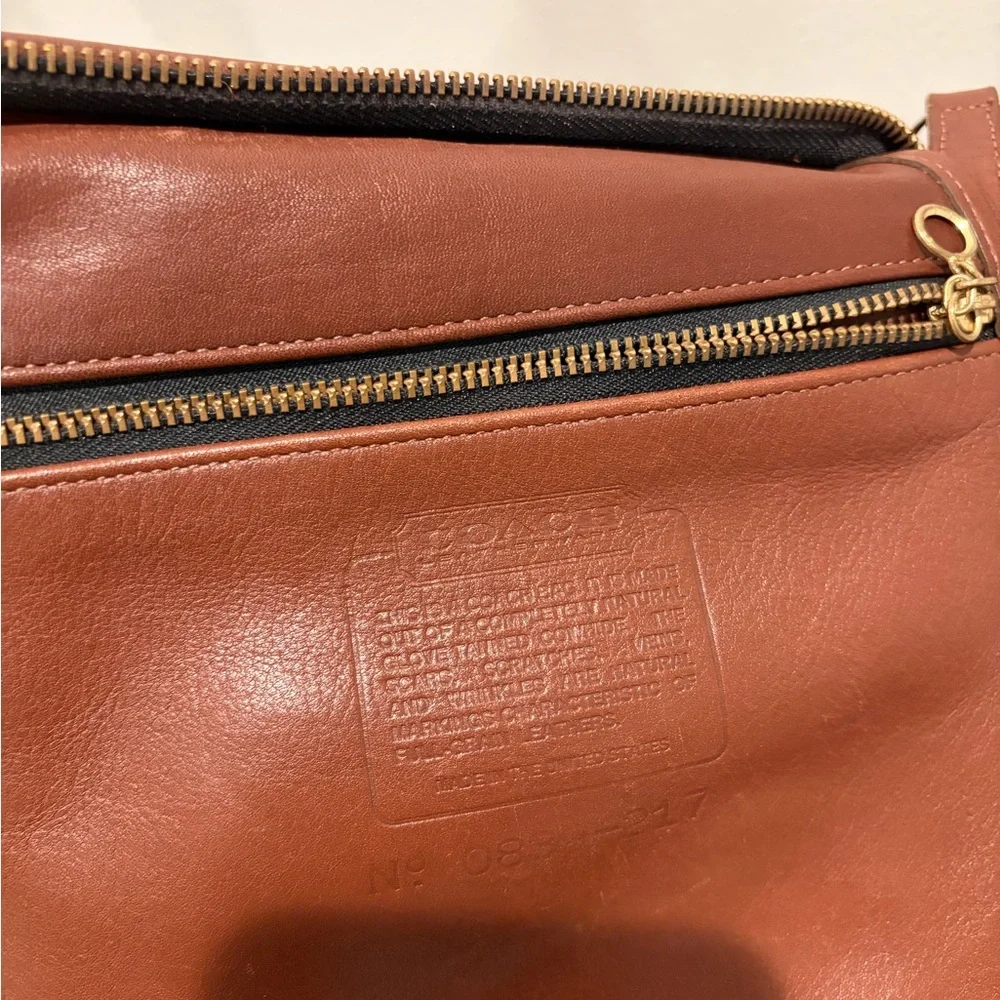 Vintage Coach Whitney Brown Leather Satchel